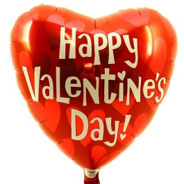 Valentijnsdag ballonnen