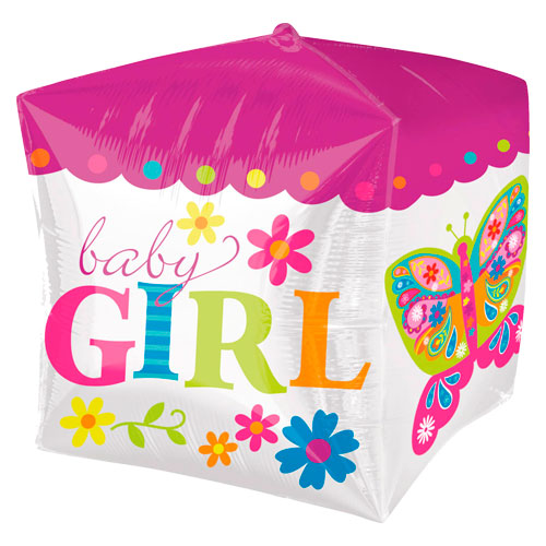 Cubez ballon Baby Girl