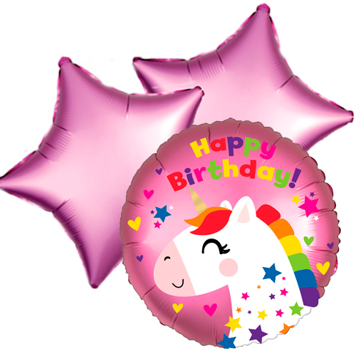 unicorn verjaardag Ballonboeket