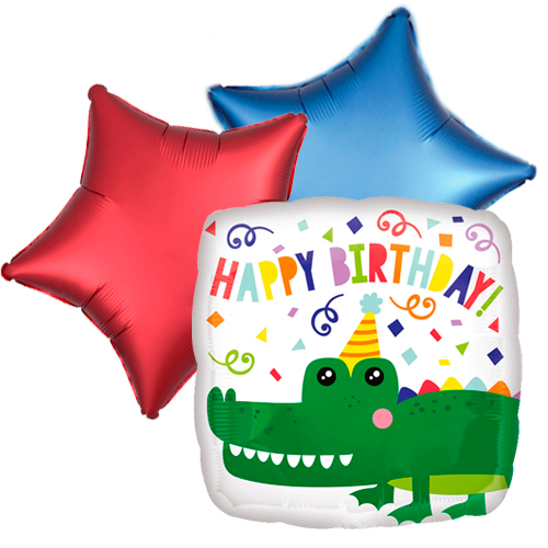 gator ballontoefje happy birthday