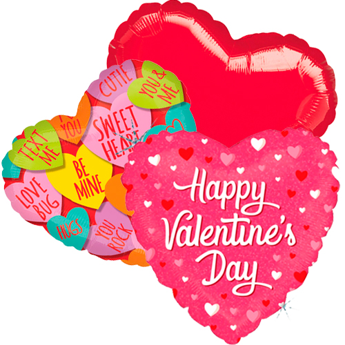 Ballontoefje valentijn candy