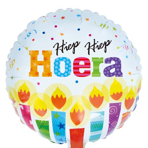 Hiep Hiep Hoera ballon