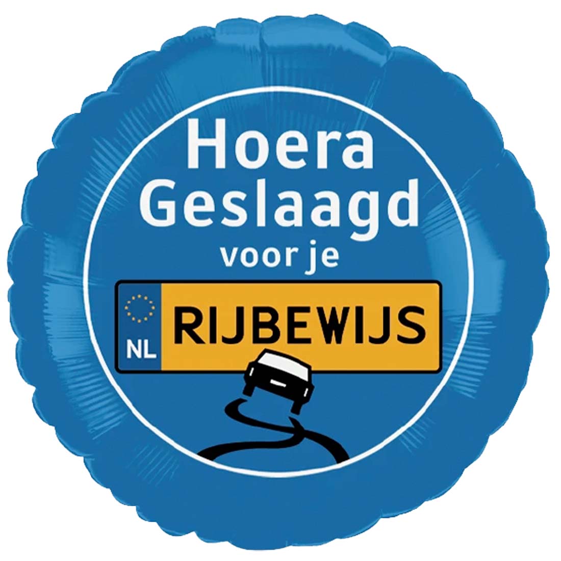 gefeliciteerd Rijbewijs ballon