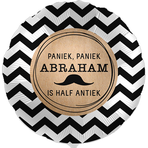 Paniek, paniek Abraham is half antiek