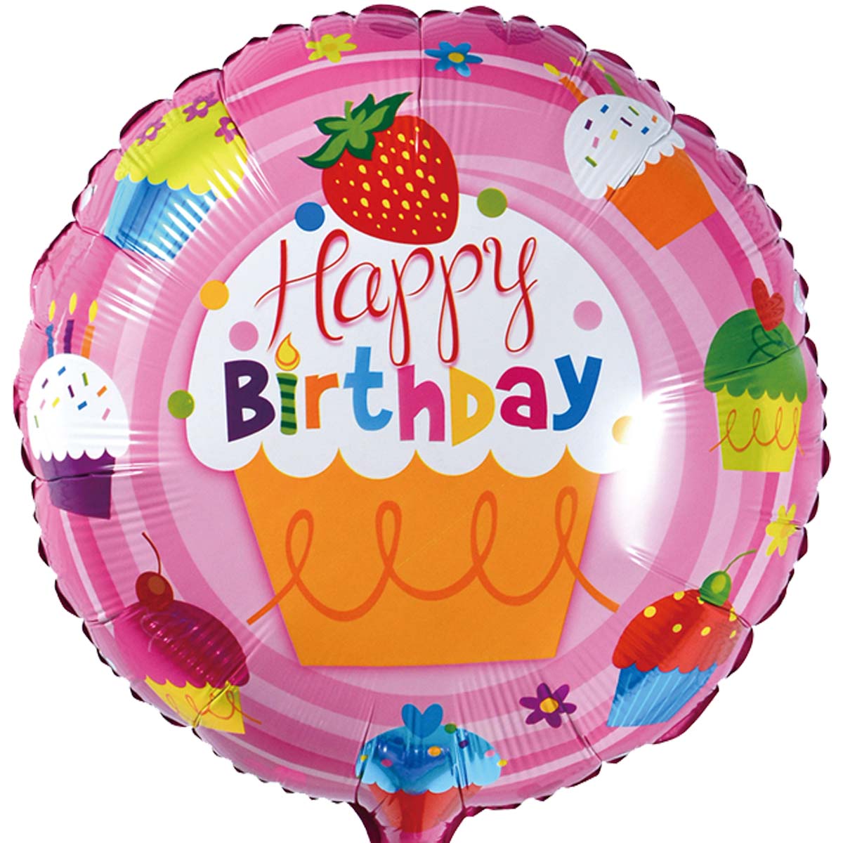 DeBallonnensite Happy Birthday Cupcake fun
