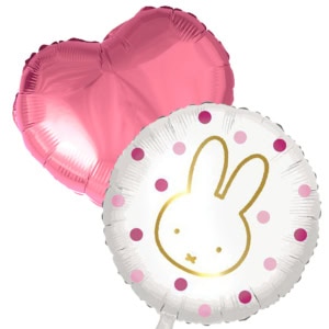 Nijntje roze ballon duo