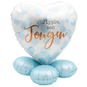 Jippie een jongen ballon cadeau