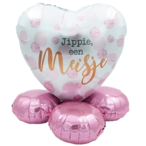 Jippie een meisje ballon cadeau